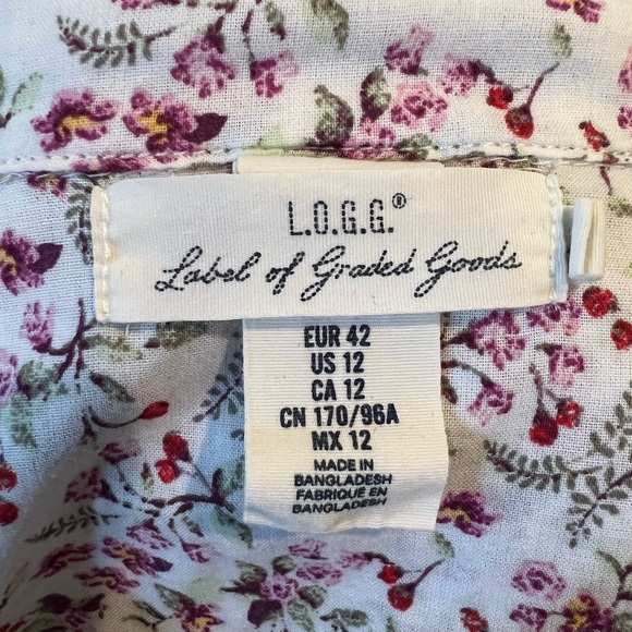 H&M Cute Floral Button Up Shirt - Picture 6 of 6